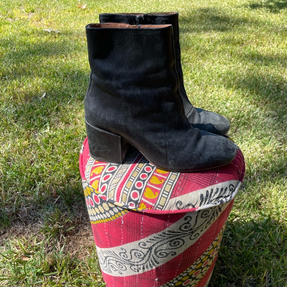 Free People Black Leather Boots